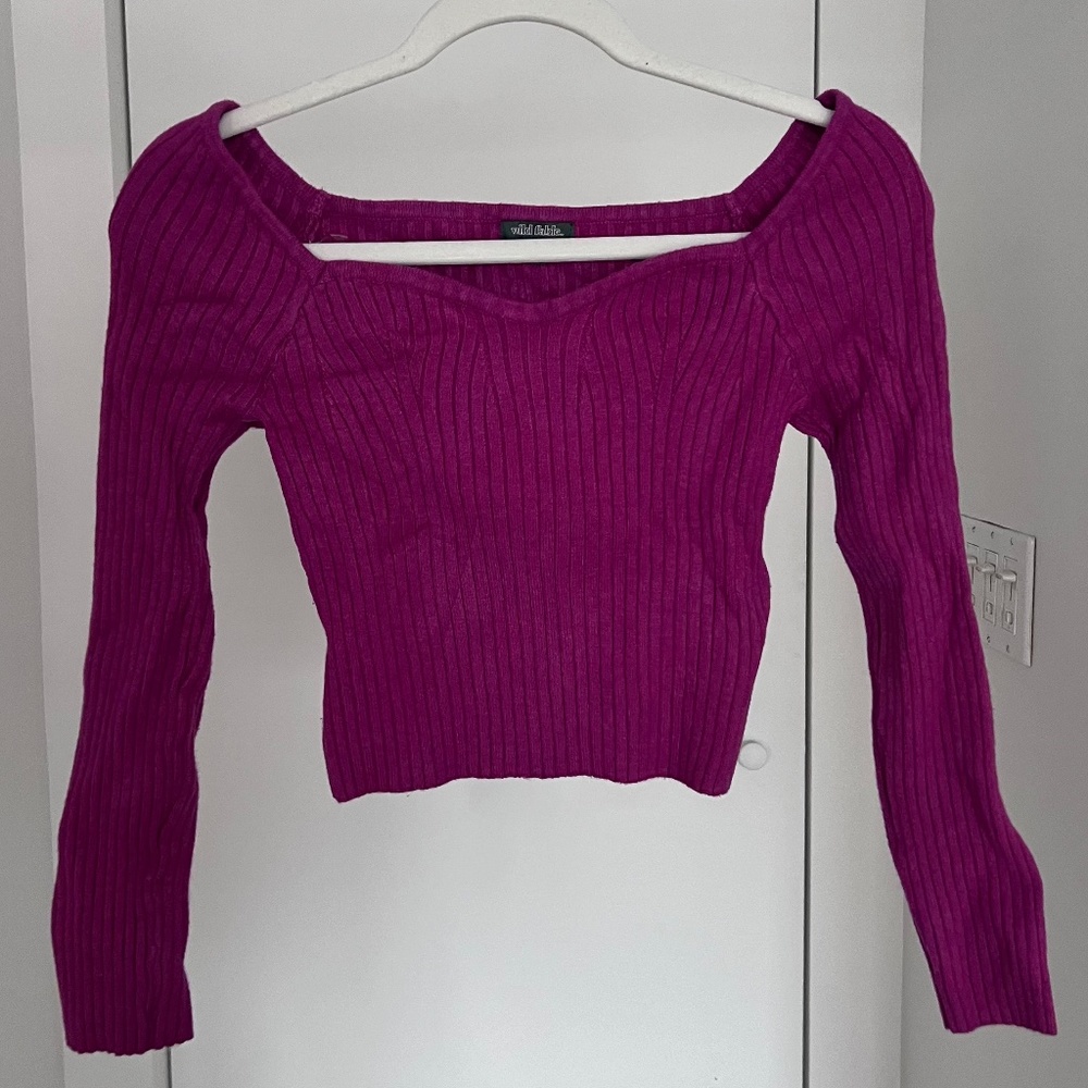 WILD FABLE Cropped Long Sleeve Top